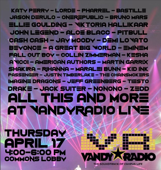 VandyRadio LIVEcast happening now!